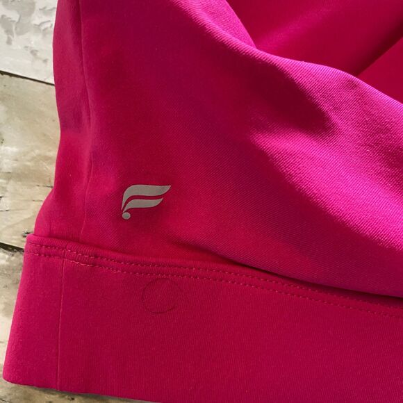 Fabletics pink twist front sports bra 1X - Picture 5 of 6